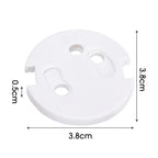 White Electrical Safety Socket Protective Covers Baby Care Clear Anti-electric Shock Infant Plug Power Outlet Guard Protection