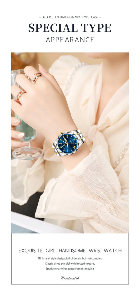 BANGWEI Elegant Luxury Quartz Woman Watch Fashion Classic Simple Stainless Clocks Auto Date Waterproof Diamond Ladies Wristwatch