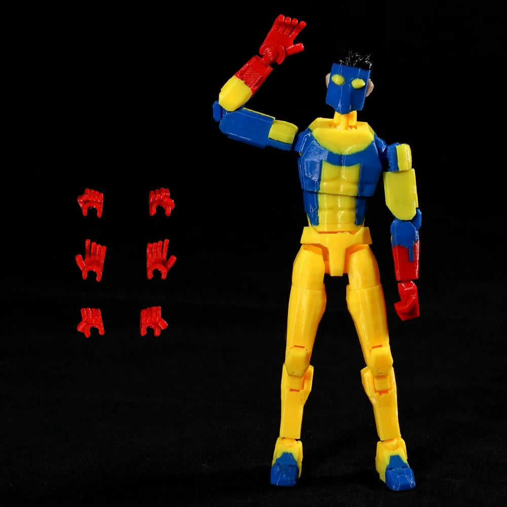 3D Printed Invincible Toys Action Figures Anime Model Lucky Dummy 13 Superheroes Mark Thragg Multi-Jointed Toy Ornaments Gifts