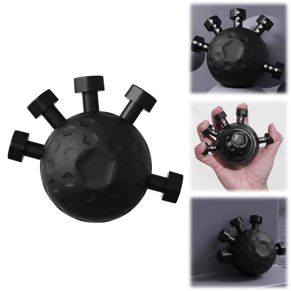 Hand Strength Exerciser Ergonomic Hand Ball Gripper Exerciser Anti Slip Finger Exerciser Trainer Rock Climbing Fitness Equipment Main image
