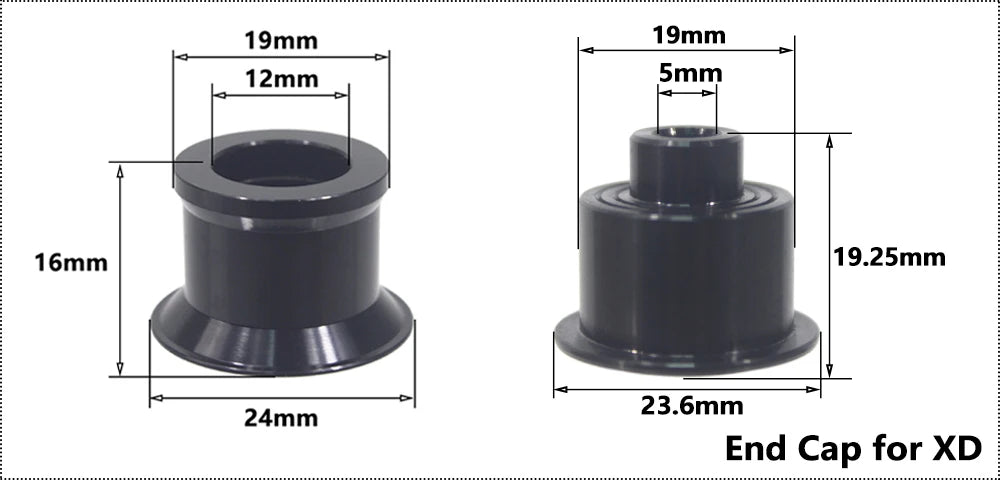 Bicycle Micro Spline Freehub MTB Road Bike Hubs Converters End Cap Adapter 11/12 Speed MS HG DT Hub Body Driver for XD DT240/350