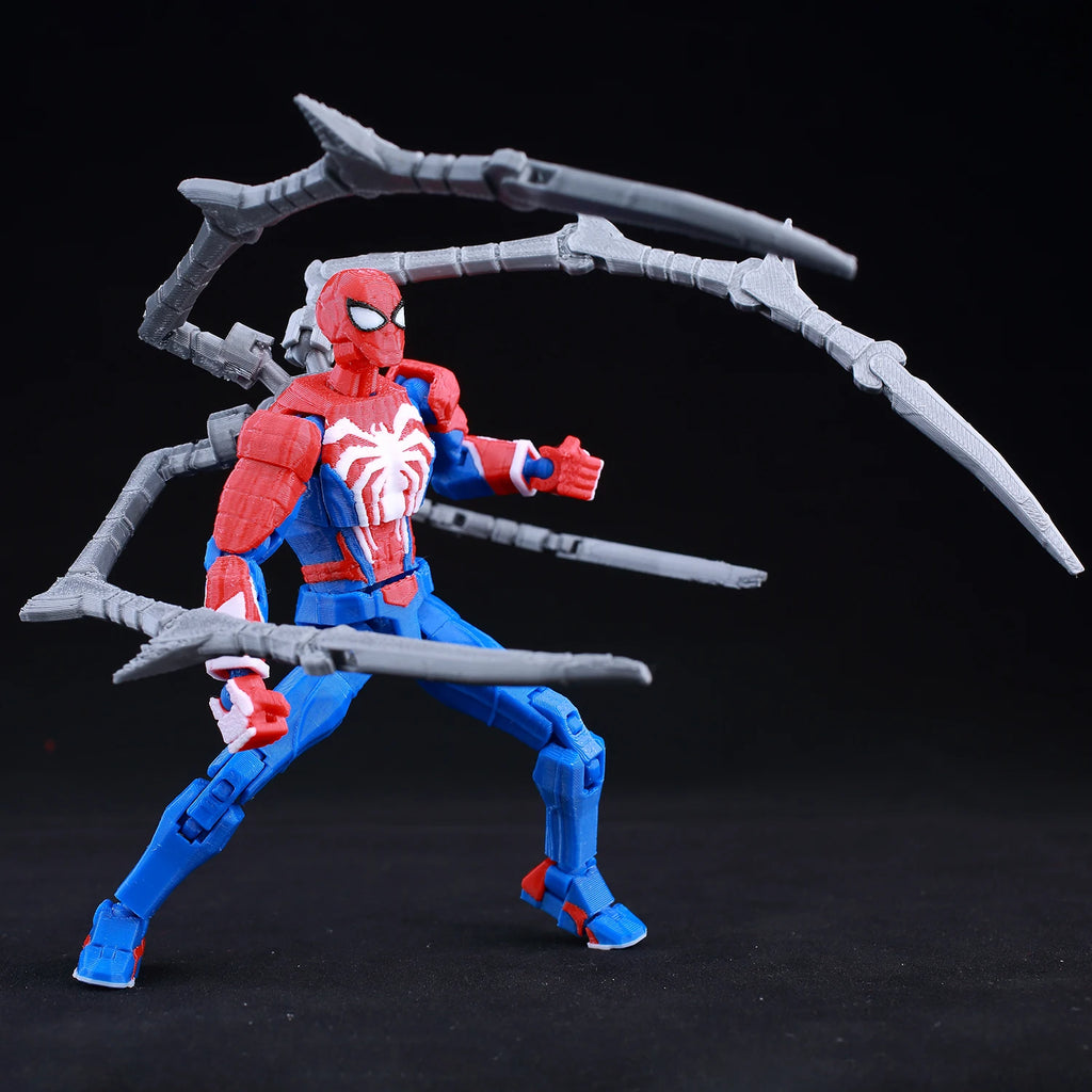 9L3D Printed Deadpool Wolverine Batman Spider-Man Venom Action Figures Dummy13 Lucky13 T13  Anime Model Toys Collectors Gifts