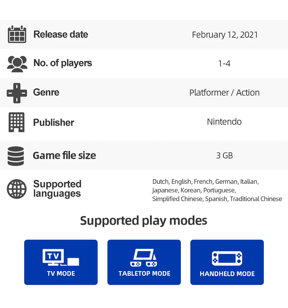 Super Mario 3D World Bowser Fury Nintendo Switch Game Deals Official Physical Game Card Action Genre for Switch OLED Lite