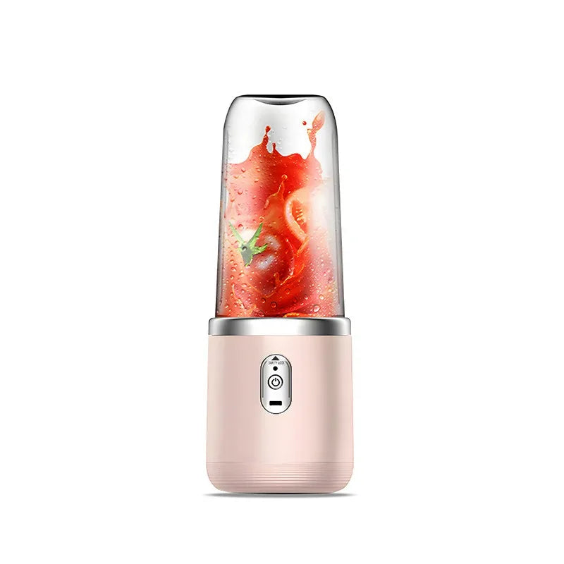 Portable Blender Bottle Electric 6 Blades Multifunction Juice Blender Fresh Juice Smoothie Blender Ice CrushCup Food Processor