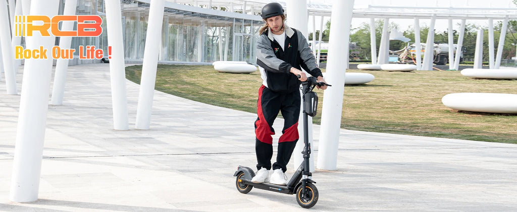 RCB EV10Z Electric Scooter With ABE Road Approval 350W Motor 36V11.4Ah Battery 35-40km Range 10 Inch Wheel Foldable 120KG Max Load For Urban Commute