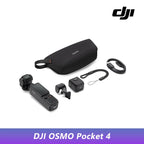 DJI Osmo Pocket 4 Pocket Gimbal Vlog Camera 1″ CMOS & 4K/240fps  3-Axis Stabilization 2× Lossless Zoom 107GB Built-in Storage 2" Rotatable Screen Video Camera for Photography New Original