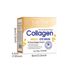 Collagen eye mask, deep moisturizing, firming the skin around the eyes, eye care, anti-aging skincare, making the skin younger