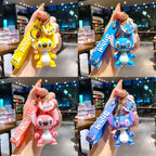 Brand New Red Stitch Keychain Bandai Stitch Figure Doll Keyring Bag Pendent Car Ornaments Key Accessories Kids Toy Xmas Gifts