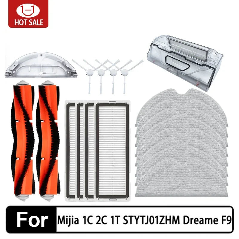 For Xiaomi Mijia 1C 1T Mi Robot Vacuum Mop Dreame F9 Hepa Filter Main Side Brush Mop Cloth Robotic Vacuum Cleaner Accessories Main image