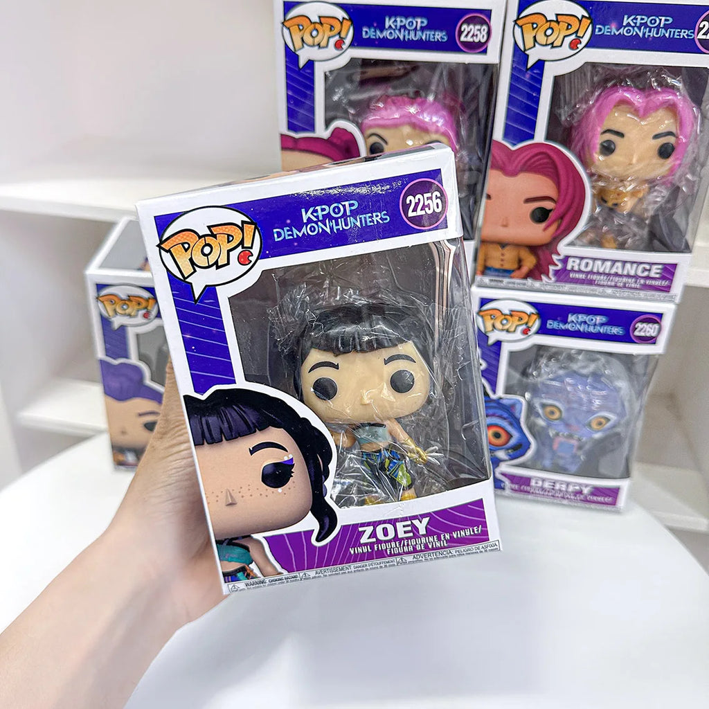 Funko POP KPOP Witch Hunter Group Trendy Handheld Office Peripheral Game Cartoon Model Toy Ornaments Boy Birthday Gift