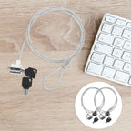 Laptop Lock Key Lock 1.2m Long Thick Anti Shear Steel Wire Lock Secure And Anti-theft