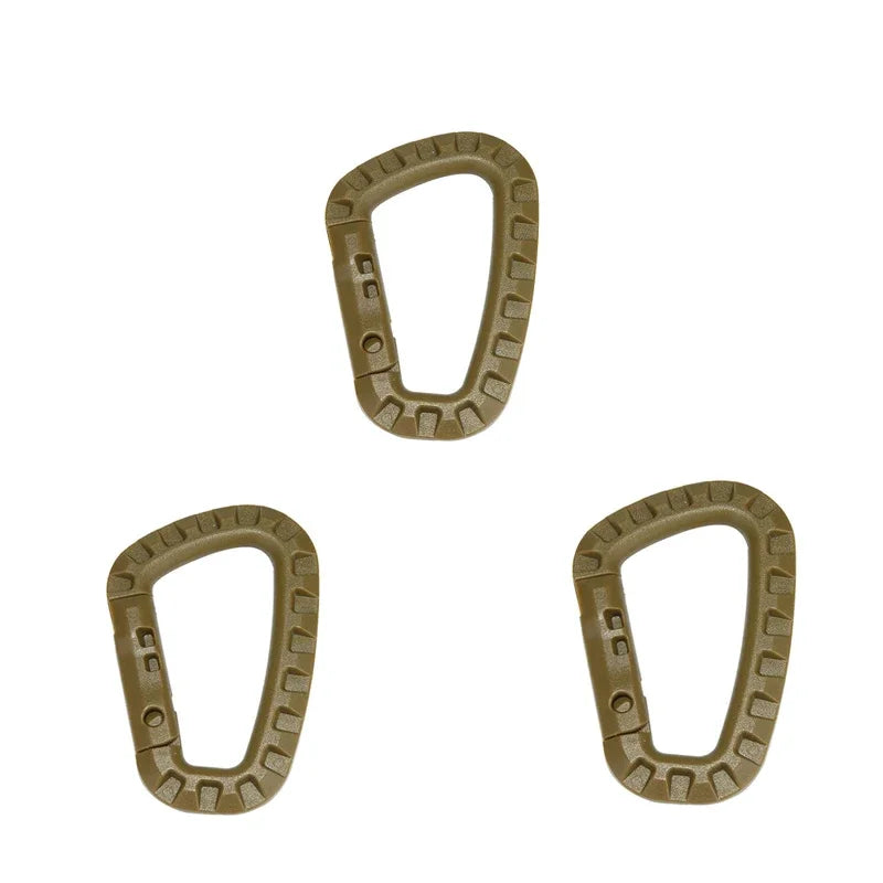 Tactical Carabiner Carabina Karabiner Clip Plastic Cadet Hiking Camping