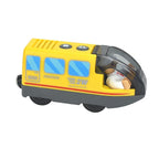 Locomotive Magnetic Car Electric Train Toys Fit All Brand Biro Wooden Diecast Slot Train Track Railway Educational Toys For Kids