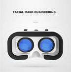 Shinecon Viar Virtual Reality VR Glasses Headset 3D Device Helmet Goggles Lenses For Smartphone Smart Phone Game Cell Mobile Set
