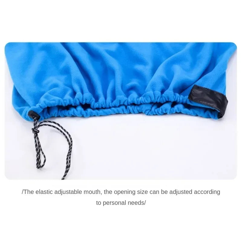Portable Ultra-light Polar Fleece Sleeping Bag Outdoor Camping Tent Bed Travel Warm Sleeping Bag Liner Camping Sport Accessories