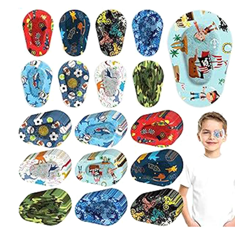 5Pcs Protect Eyesight For Kids Girls Boys Vision Care Hot New Amblyopia Eye Patch Adhesive Eye Patches Medical Sterile Eye Pad