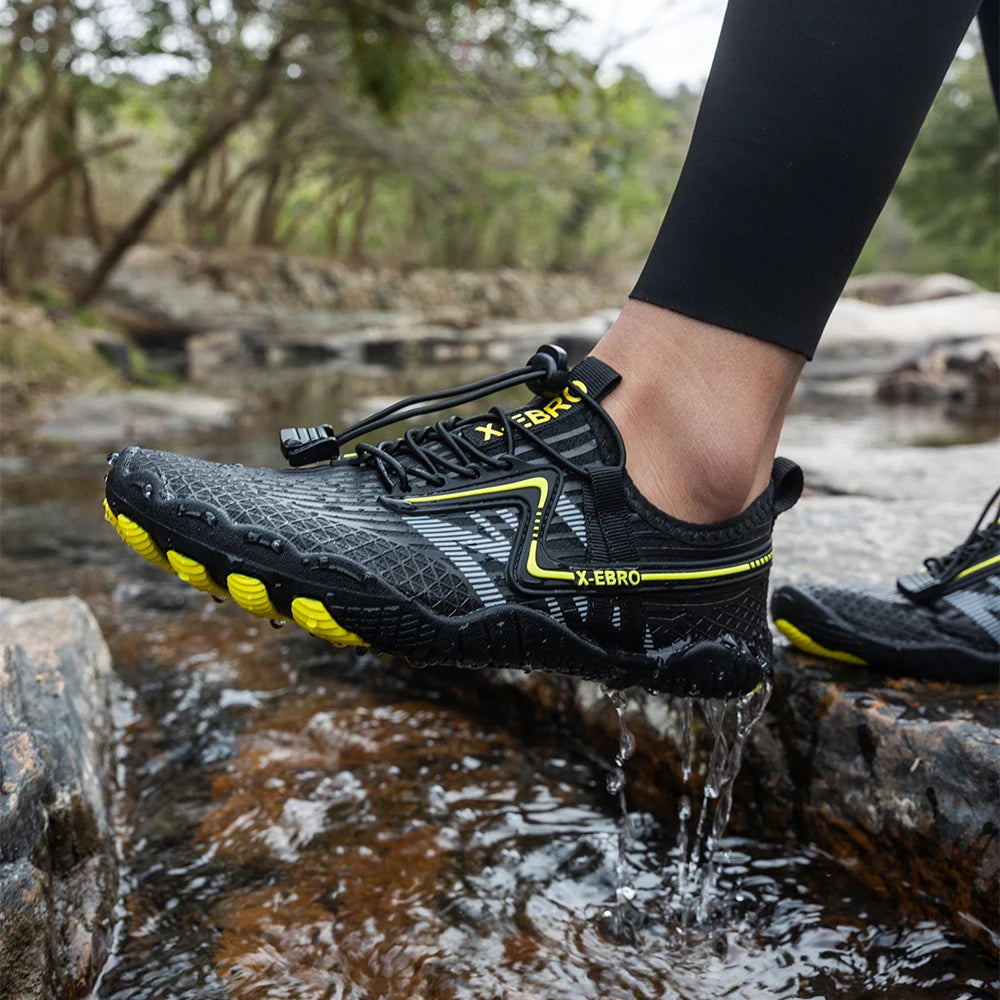Oiaano Barefoot Man Black Shoes Woman Water Mesh Minimalist Sneakers Sport Aqua Beach Soft Sole Light Breathable Outdoor Hikking Main image