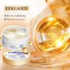 Collagen eye mask, deep moisturizing, firming the skin around the eyes, eye care, anti-aging skincare, making the skin younger