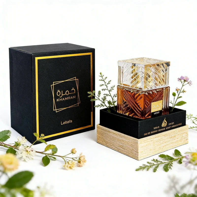 Lattafa Khamrah Karaz Unisex perfume spray, 3.4oz/100ml Men's perfume Women's perfume Secondary image
