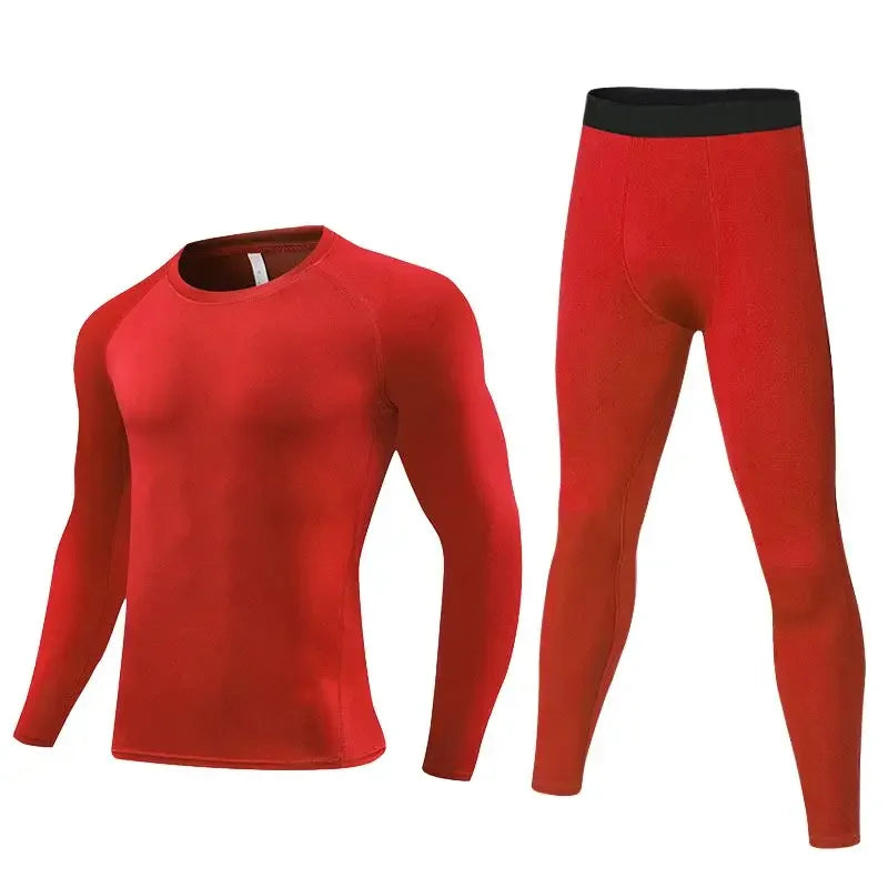 Kids' Sports Compression Set - Quick-Dry Breathable Activewear for Boys & Girls, Stretchy Running Outfit