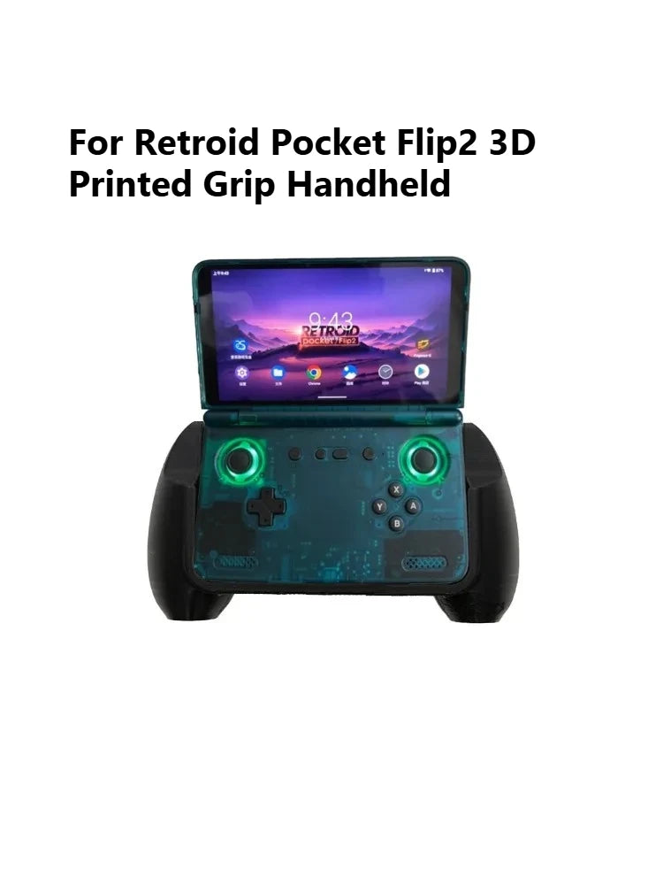For Retroid Pocket Flip2 RP Flip2 3D Printed Grip Handheld Retro Game Controller Video Game Console DIY Controller Main image