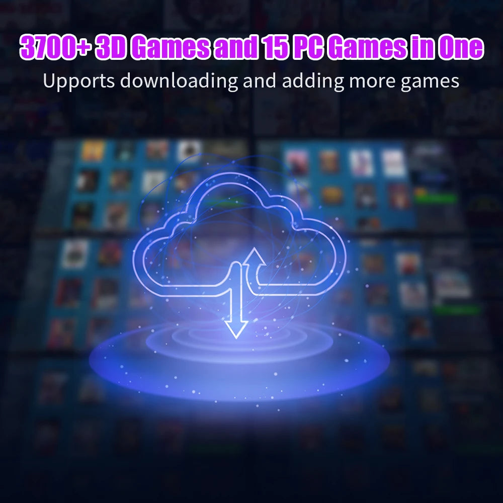 3760+ 3D/AAA Games for PS4/PS3/PS2/Switch/WII/WIIU/N64/DC etc Portable 500GB Launchbox External Gaming Hard Drive for Windows PC Secondary image