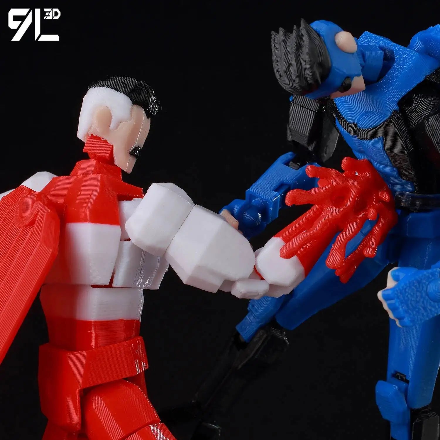 9L3D Lucky 13 Invincible Boy Conquer Omni Action Figure 3D Printed Anime Model Multi-Jointed Poseable Collectible Toy Gift Fan