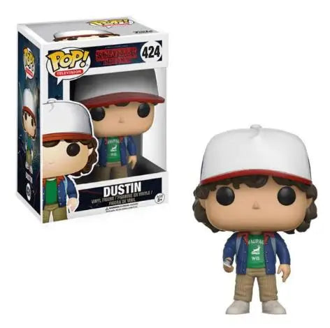 NEW!!! FUNKO POP Stranger Series #1462 Eddie #1250 Dustin Steve Robin Eleven Vinyl Action Figure Collection Models for Gifts
