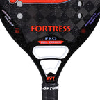 OPTUM FORTRESS 18K Carbon Fiber Rough Surface 14 Holes Beach Tennis Racket With Cover Bag