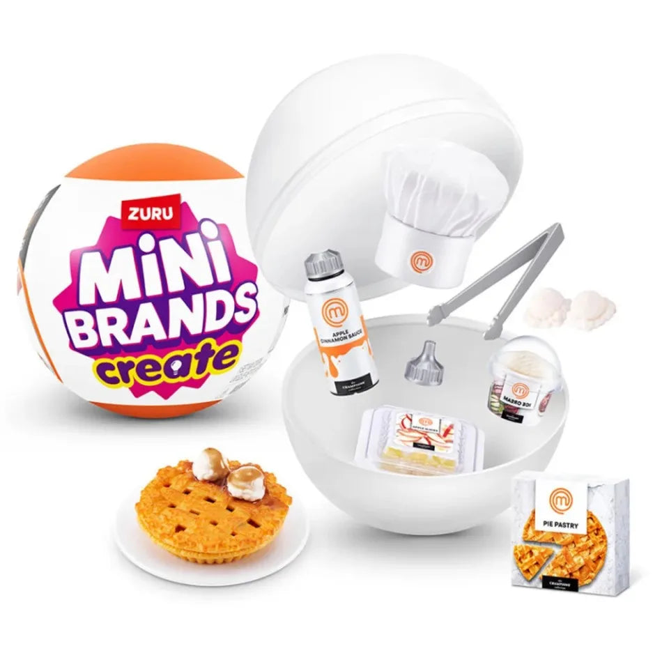 Zuru Surprises Mystery Mini Brands Blind Box Foodie Creat MasterChef Ball Surprise Collectibles Miniature Miniatures Food Toys