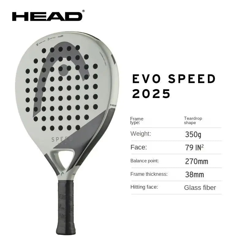 HEAD 2025 NEW Tennis Padel Rackets VIBE Series Carbon Fibre Eva Memory Flex Foam Core Padel Tennis Racquets Lightweight