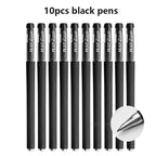 Gel Pens Set 0.5mm Black Blue Red Refill Gel Pen Bullet Tip School & Office Supplies Stationery Kawaii Accessories Stationery
