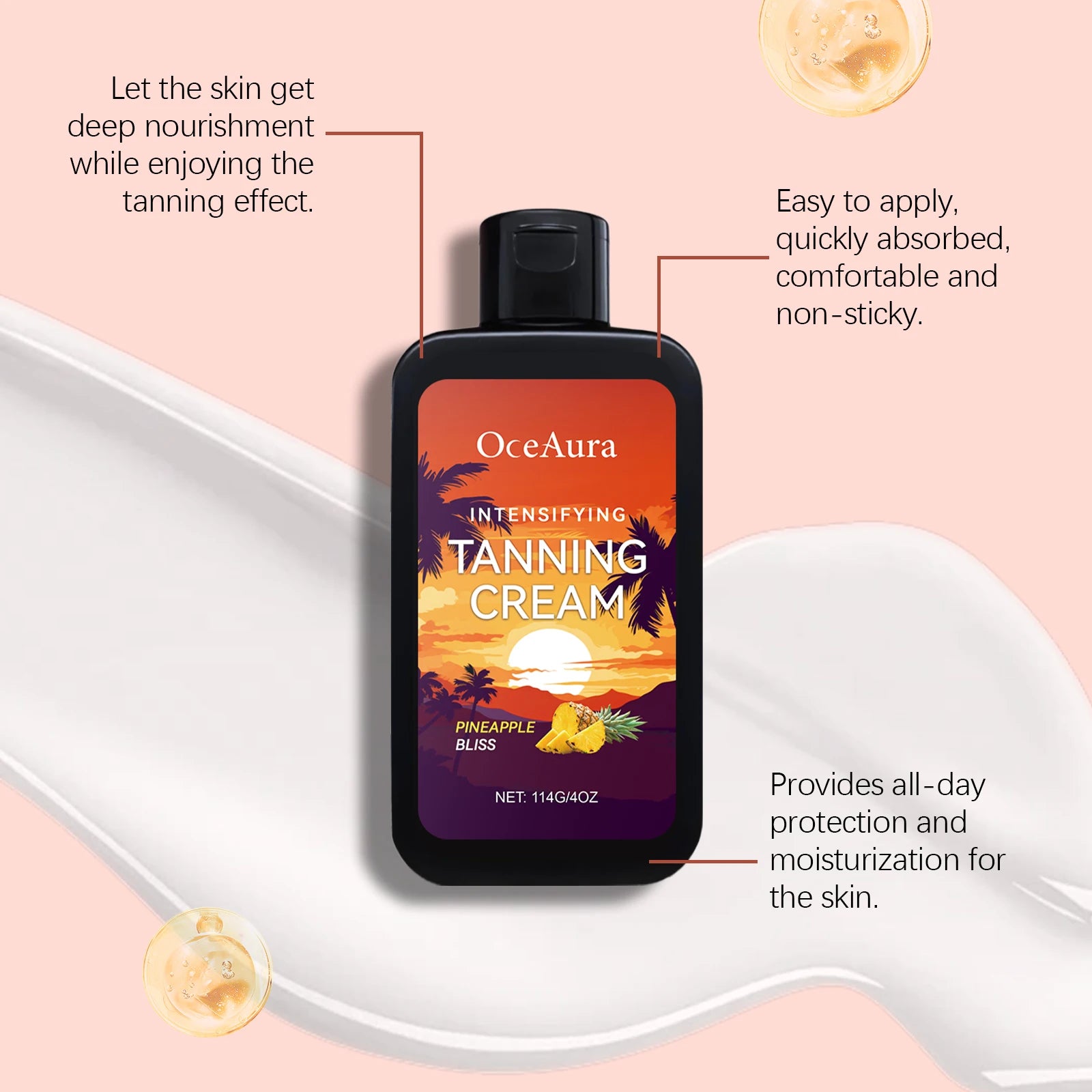 Body Tanning Cream In Solarium Accelerate Skin Bronzing Strengthen Melanin Promote Healthy Skin Tone Natural Self Tanning Lotion