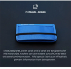 RFID Travel Wallet Passport Holder Credit Card Organizer Zipper Pouch Document Organizer Anti Theft Travel Accessories