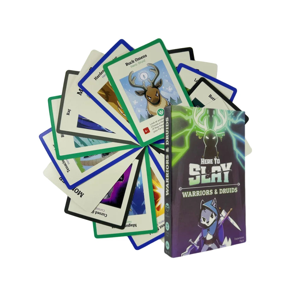 1 or 2 Pcs Newest Here to Slay Card Game from A Strategic Card Game for Teens and Adults Board Game Deck For Chritmas Halloween
