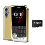SERVO V10 Card Phone 2.01" Display 2G GSM Dual SIM Standby MP3/MP4 Magic Voice Speed Dial Torch Button Small Cellular Telephones