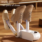 220V Shoe Dryer Electric Timing Dryer Retractable Fast Drying UV Sterilization Household Travel Foldable Shoes Boot Socks Gloves