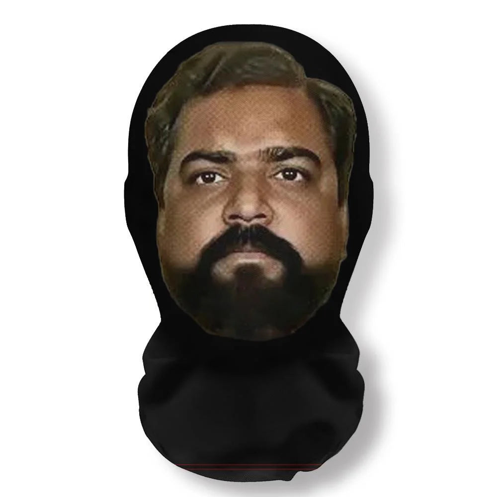 Funny Indian Facial Expression Spoof Abstract Humorous Mask Novelty Live Streaming Outdoor Prop Cosplay Costume Accessories