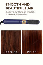 5 In 1 Hair Dryer And Hot Air Comb Brush With Curling Iron Hair Straightener For Fast Drying Curling Straightening And Styling