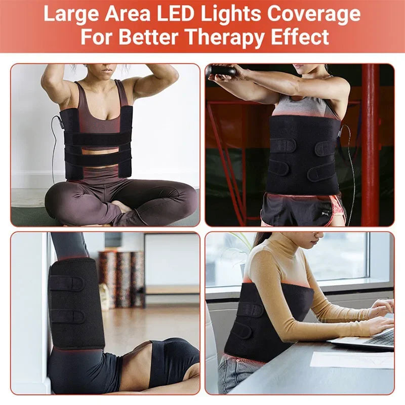 Red Light Therapy Mat, Large Red Light Therapy Pad with Controller,Pulse Mode 660nm & 850nm Near Infrared Light Therapy Belt