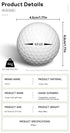 Caiton 100pcs 2-Layer Golf Balls - 332 Dimple, Max Distance, Spin Control, Durable, Precision - For Golf Training & Play