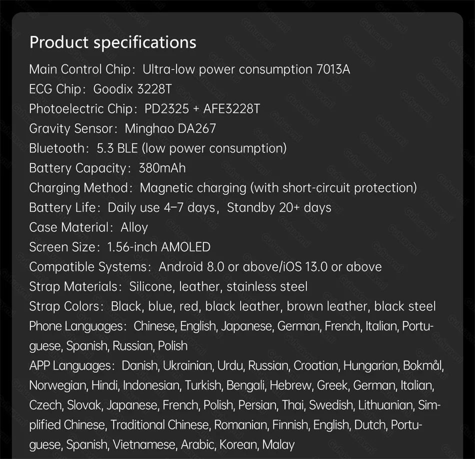2026 New Smart Watch NFC ECG+PPG Blood oxygen Uric Acid Blood Pressure Sapphire Smartwatch Men For Android iOS Smart watch men