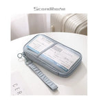 RFID Blocking Passport Holder Travel Wallet Durable Anti-Theft Card Slots Protective Case Flights Travel Organizer for Women Men