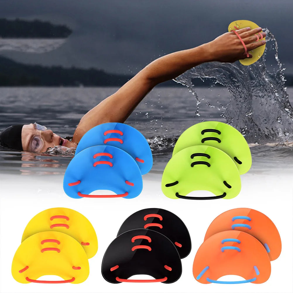 Silicone Swimming Correction Hand Fins Lightweight Water Sports Gloves Paddle Portable Adjustable Auxiliary Teaching Accessories