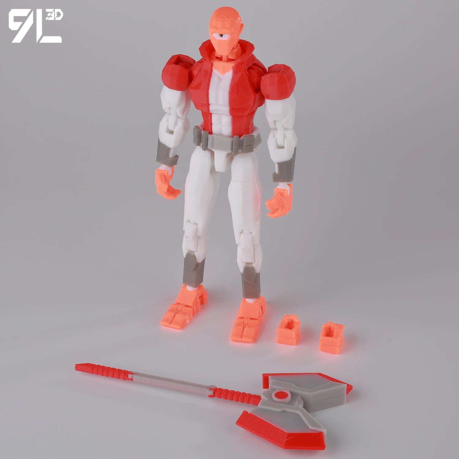 9L3D Superhero Team Invincible Boy Heroes Action Figure Lucky13 Dummy13 Multi-Colored T13 Multi-Jointed Collectible Toys Titan13