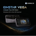 (Send Free 500 6-10nm Markers）Shining Einstar Vega 3D Scanner High-Precision 3D Fast ersatile Outdoor-Ready 3D Scanner
