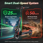 Electric Scooter 800W Motor 48V13AH Battery Send Removable Seat E-Scooter Adult 10" Tire City Commuter All-Terrain Fold Scooters