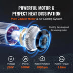SucceBuy 1320-2200 lbs Wireless Electric Hoist with 40ft Single Cable Lifting Height Steel Wire Winch Garage Warehouse Factory