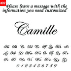 Personalized Custom Love Name Ring Fashion Valentine's Day Couple Rings Girlfriend Gift Heart Wedding Band Women's Jewelry