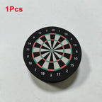 10cm Mini Dart Dock - EVA Foam Dart Holder & Base Station with Double Face Dartboard Design, Soft Stand for Home & Party Games
